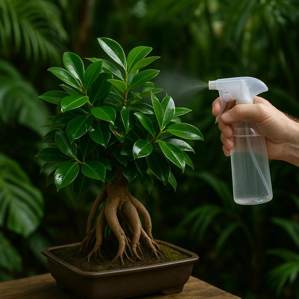 บอนไซฟิคัสสีเขียวสด เหมาะสำหรับมือใหม่